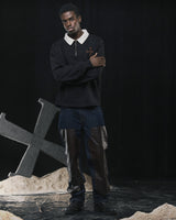 Double Knee Raw Jeans