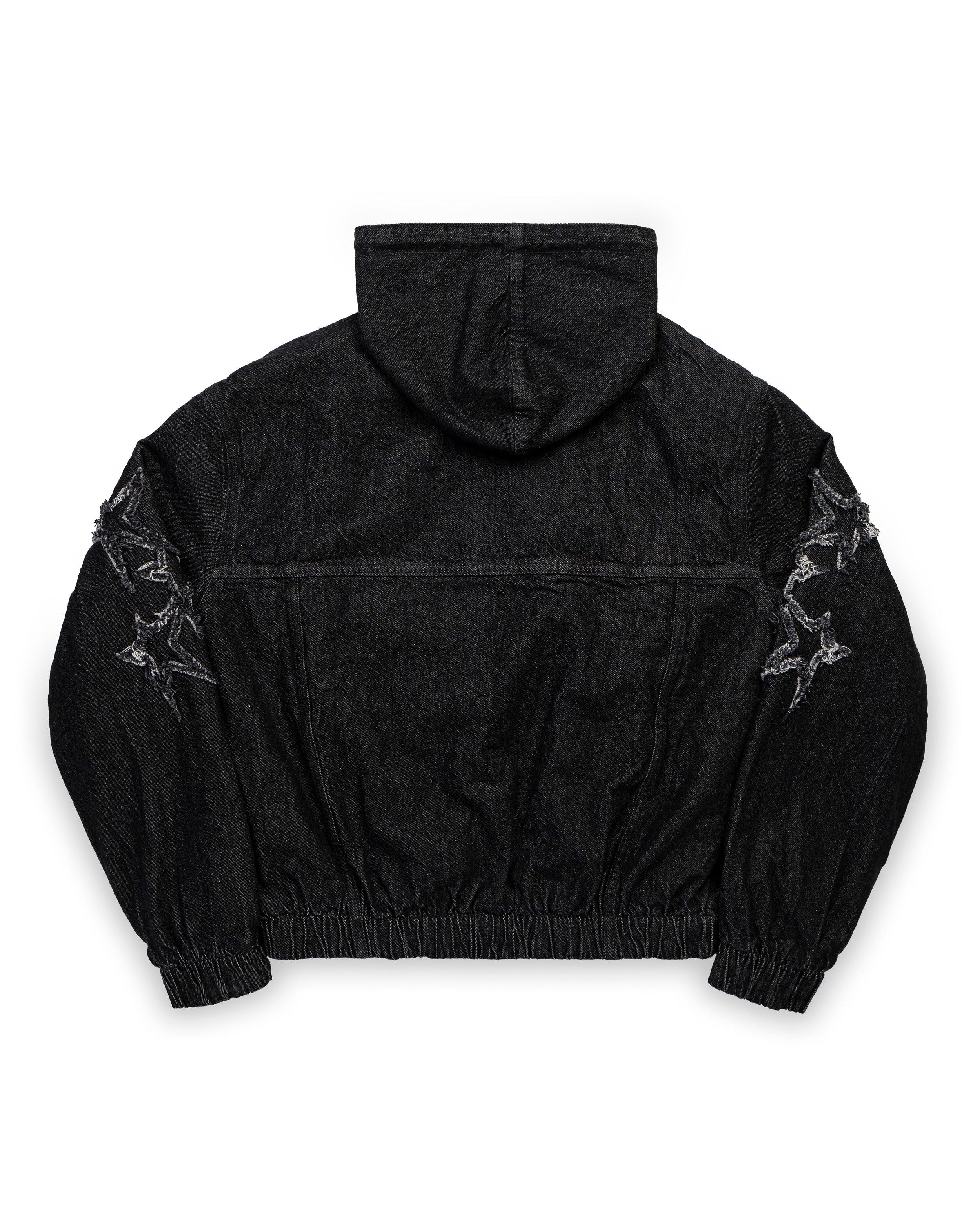 Chaqueta de camionero con estrella gris