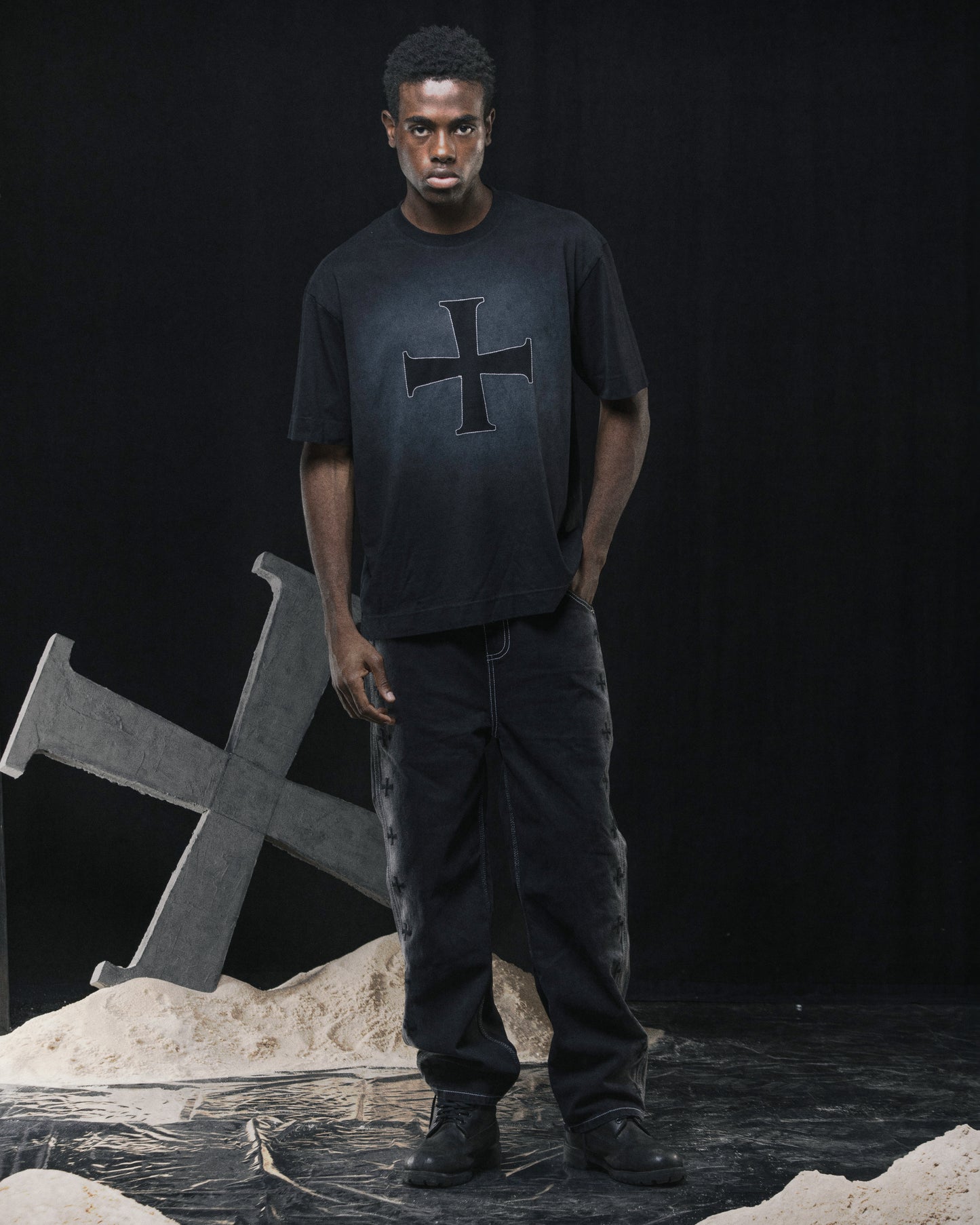 Fade Cross Tee