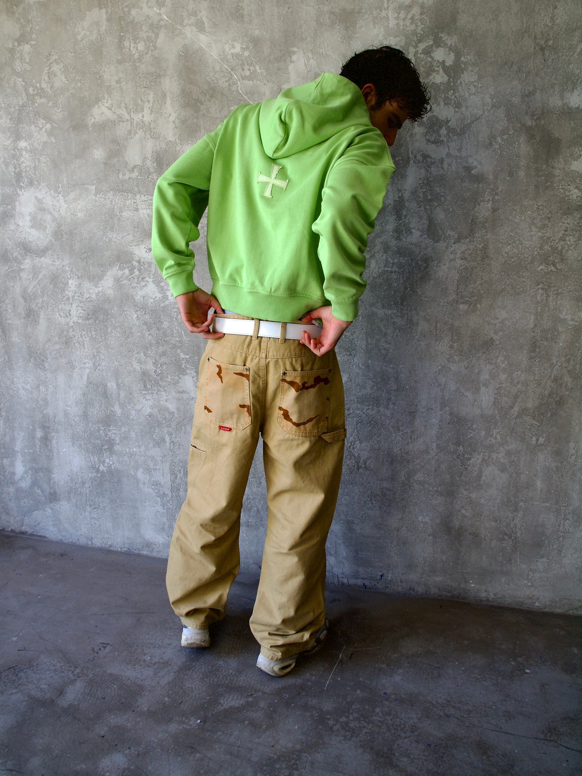 Lime Zip Up