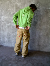 Lime Zip Up