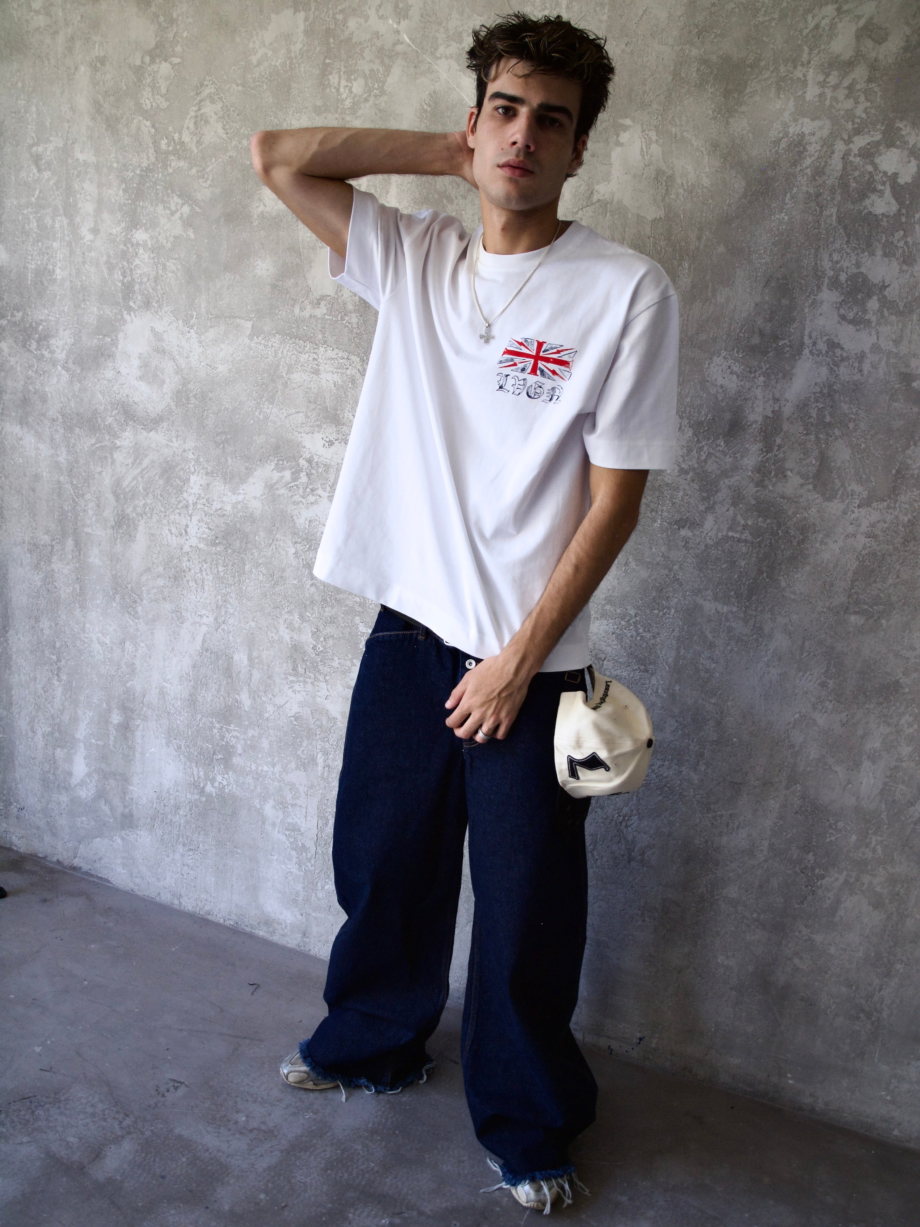 No Flags White Tee