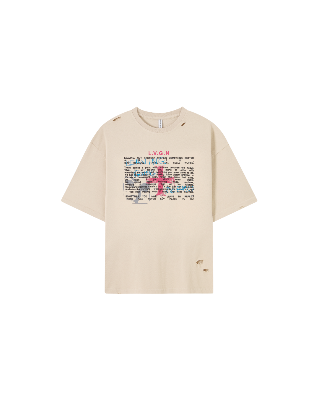 SCRIPTURE TEE BEIGE