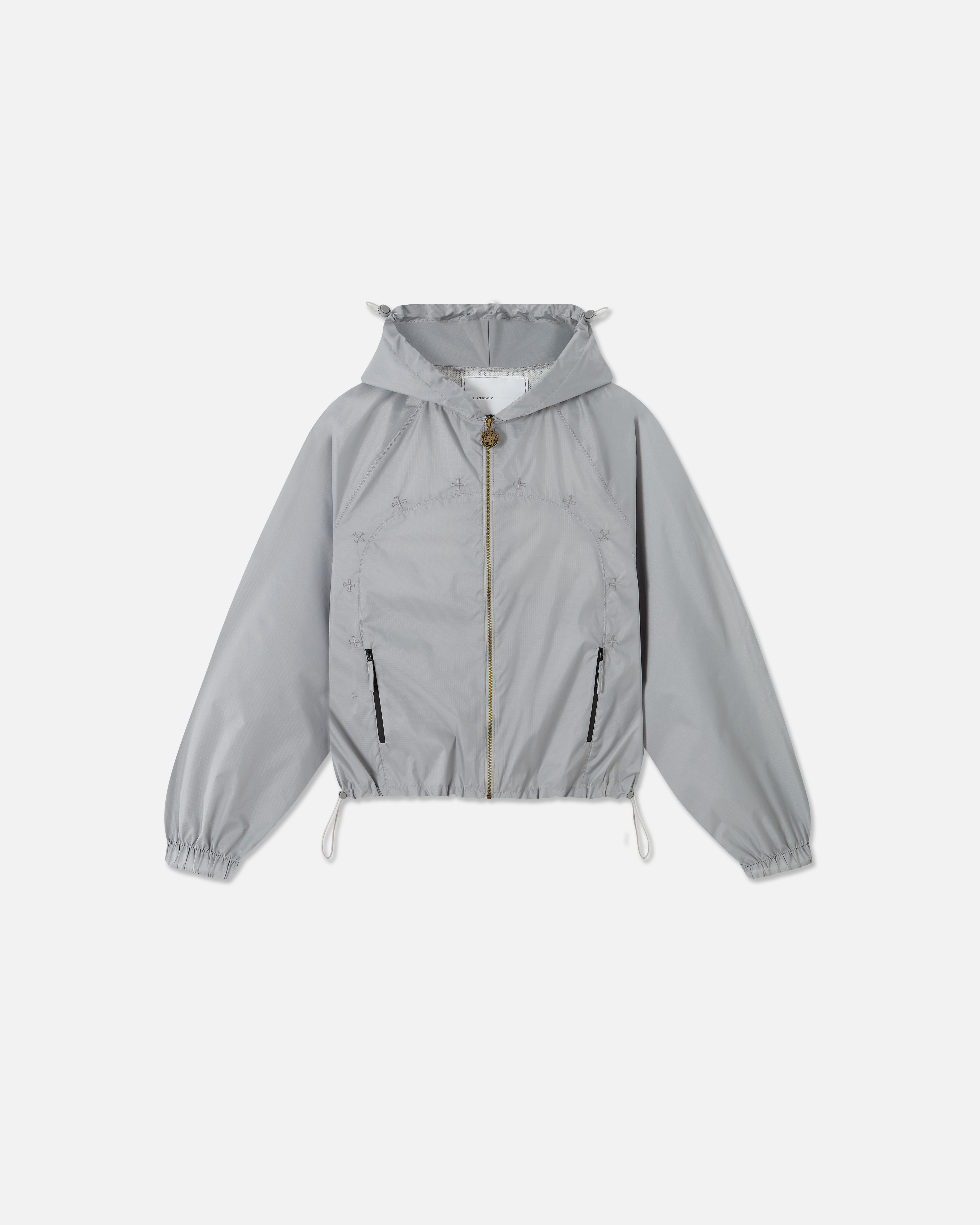 Grey Armour Windbreaker