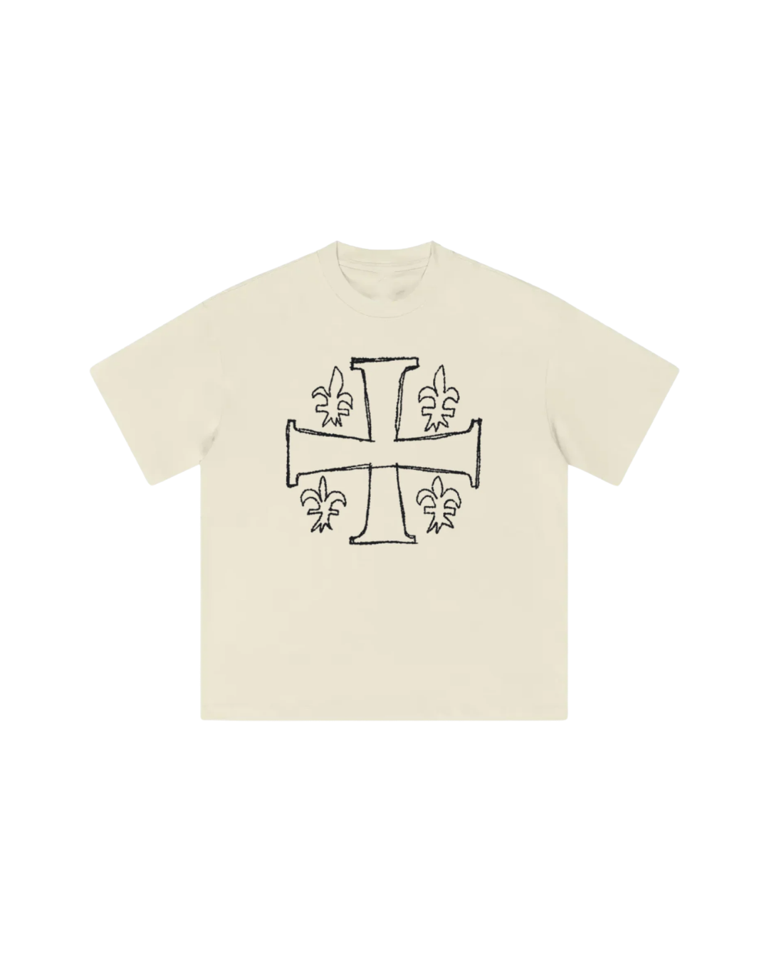 Beige Sketch Tee