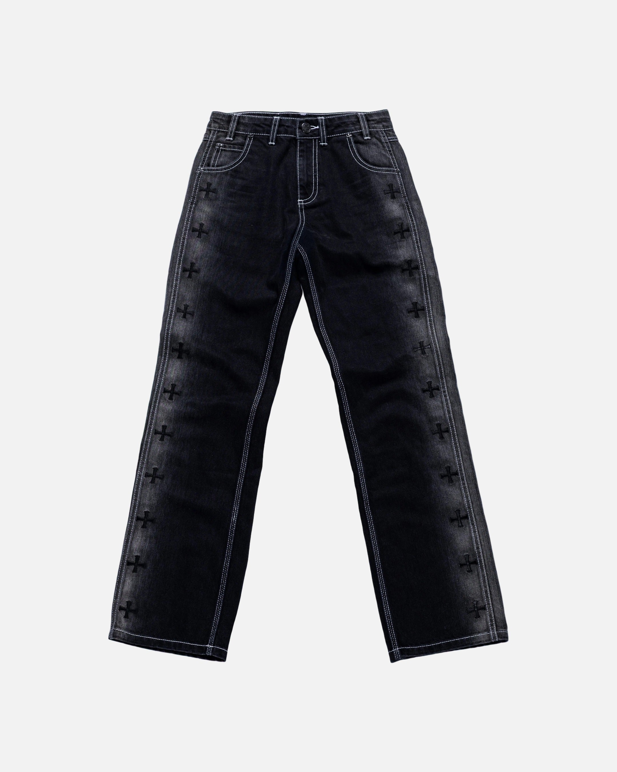 Black Fade Cross Denim