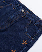 Raw Fade Cross Denim