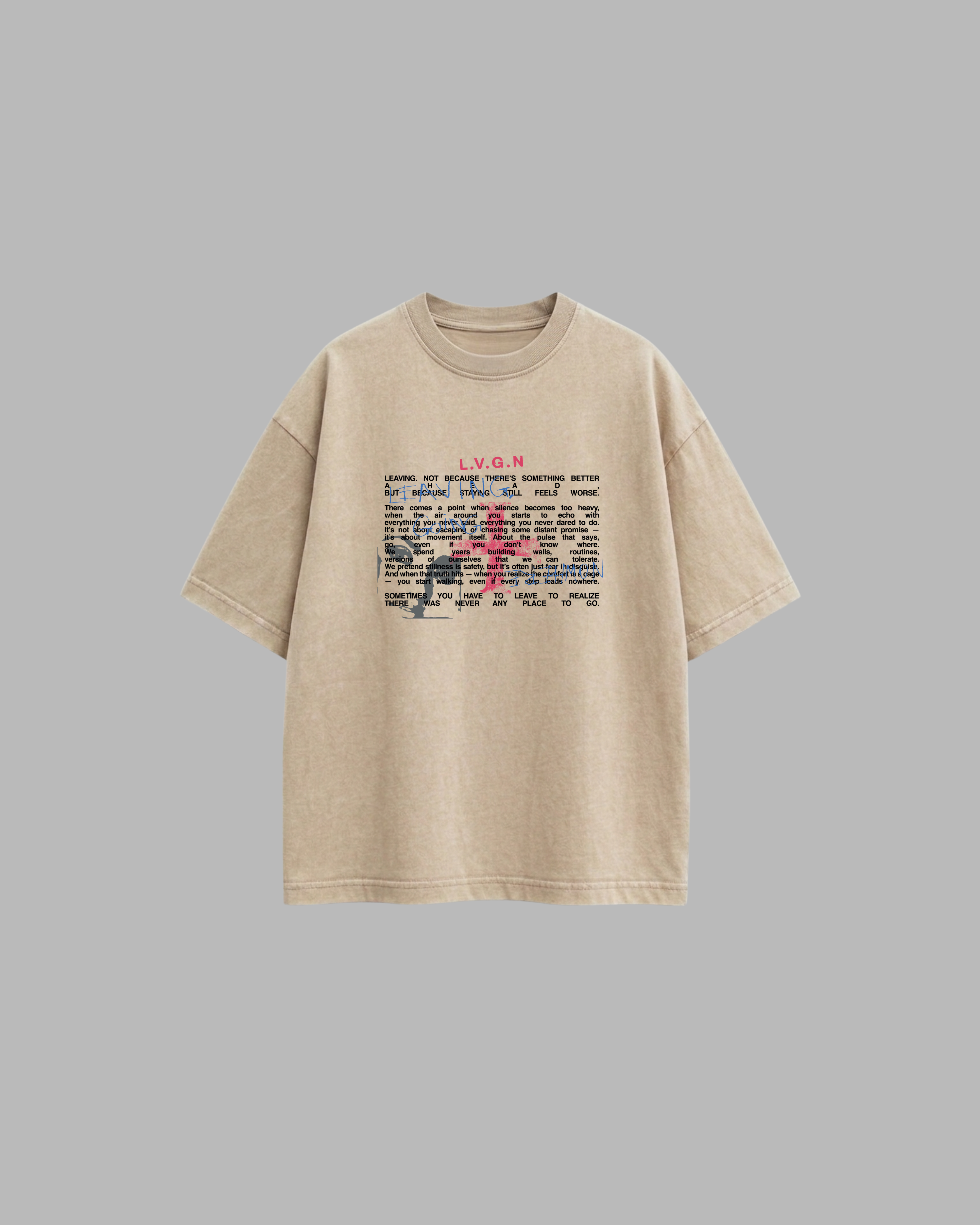 SCRIPTURE TEE BEIGE