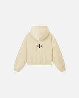 Cream Zip Up