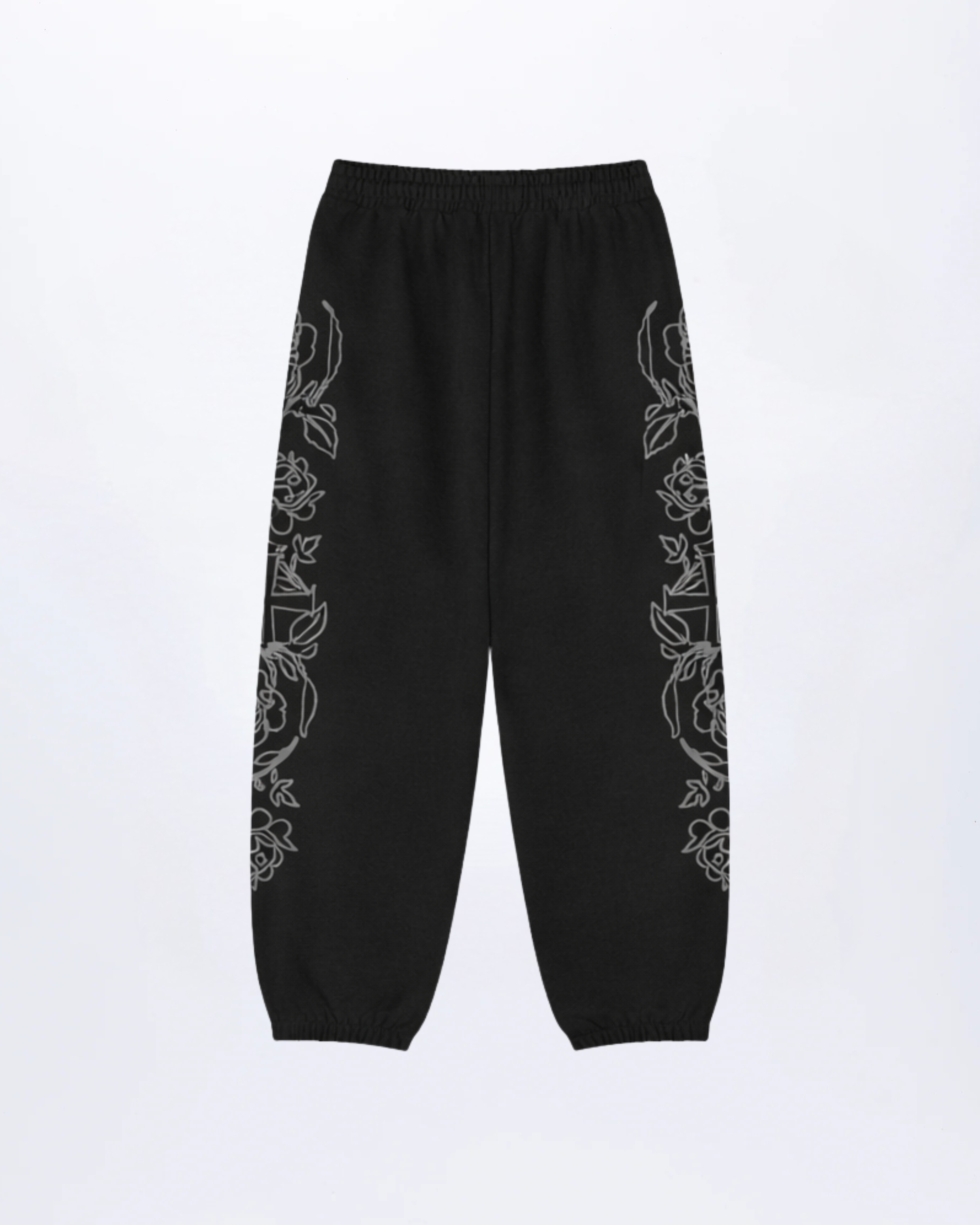 Black Heraldic Sweatpant
