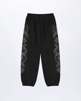 Black Heraldic Sweatpant