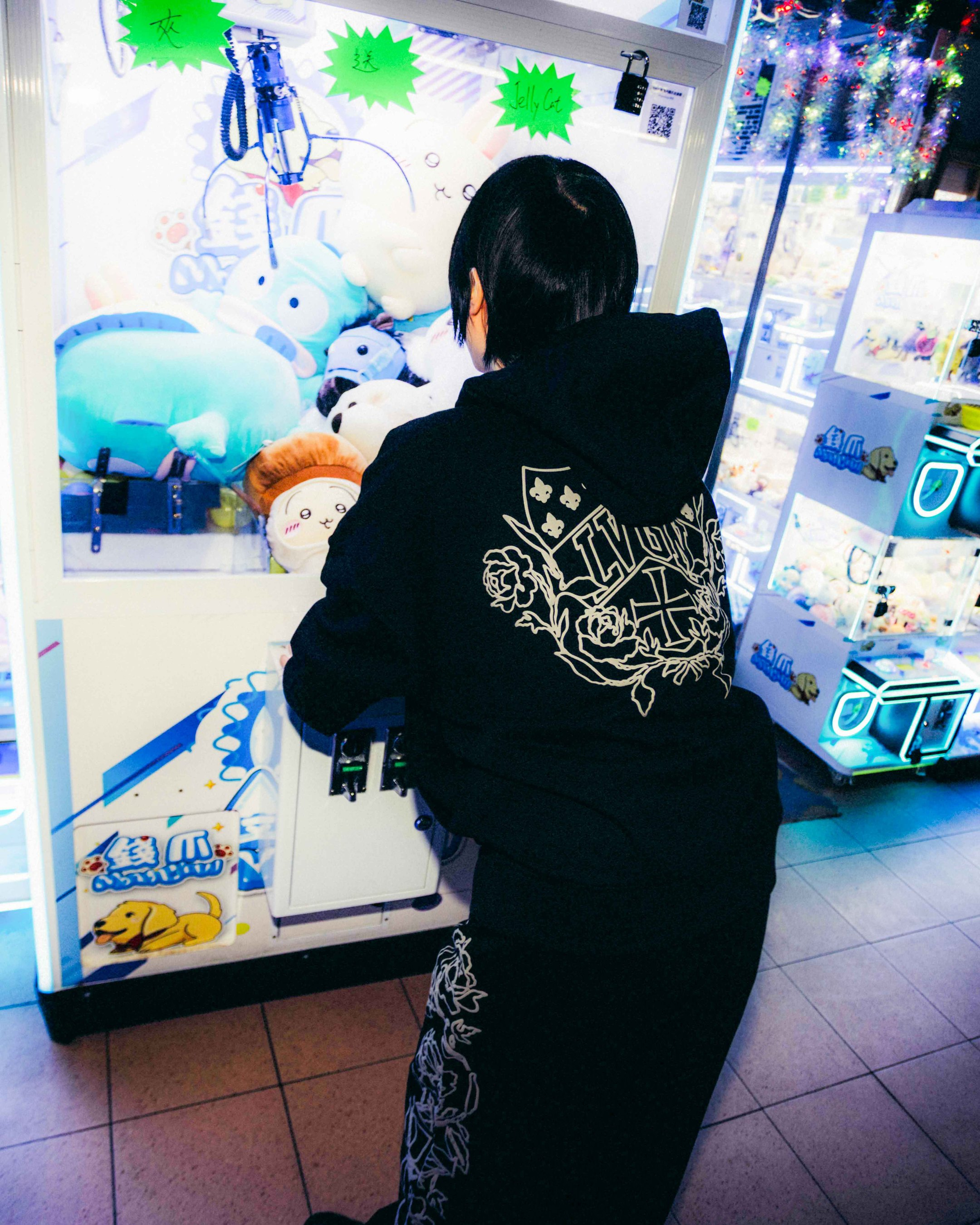 Black Heraldic Hoodie