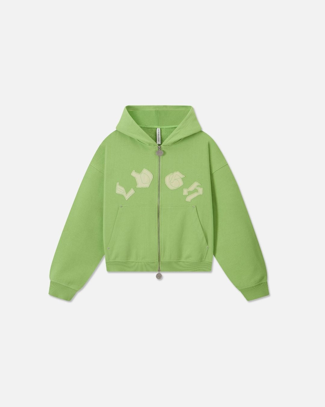 Lime Zip Up