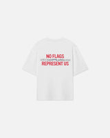 No Flags White Tee