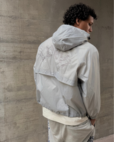 Grey Armour Windbreaker