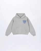 Grey Heraldic Hoodie