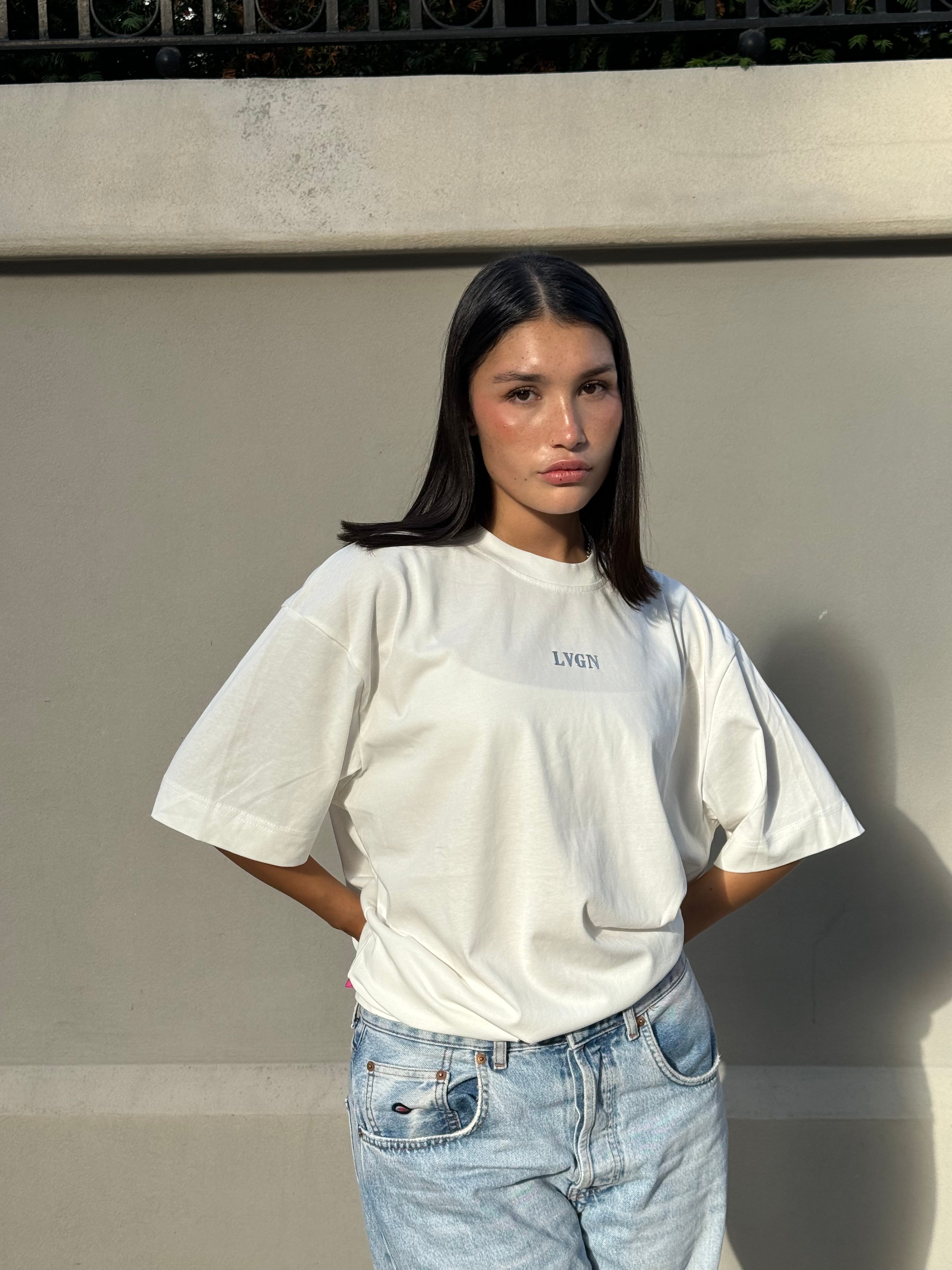 Camiseta de ángel blanco