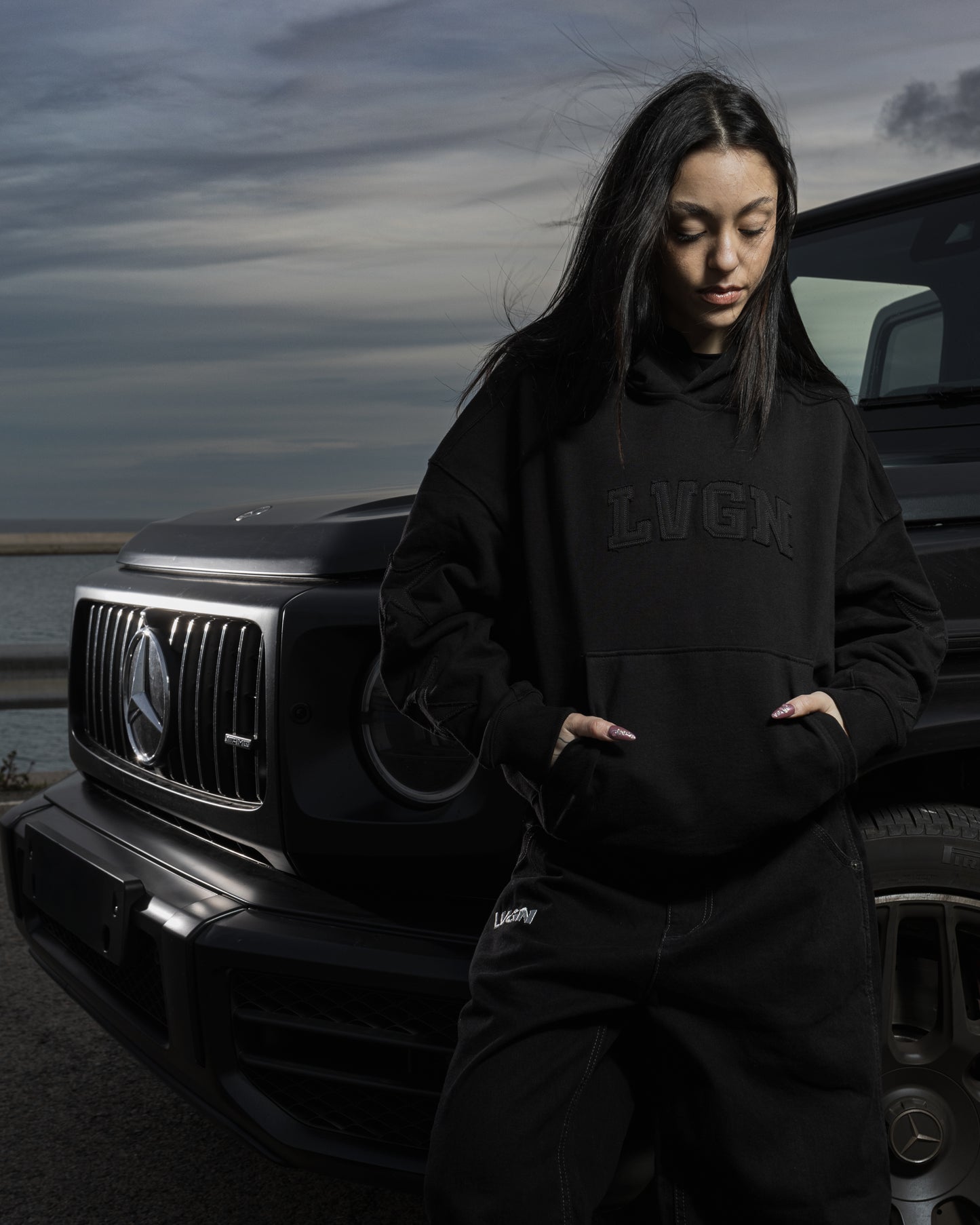 Jet Black Hoodie