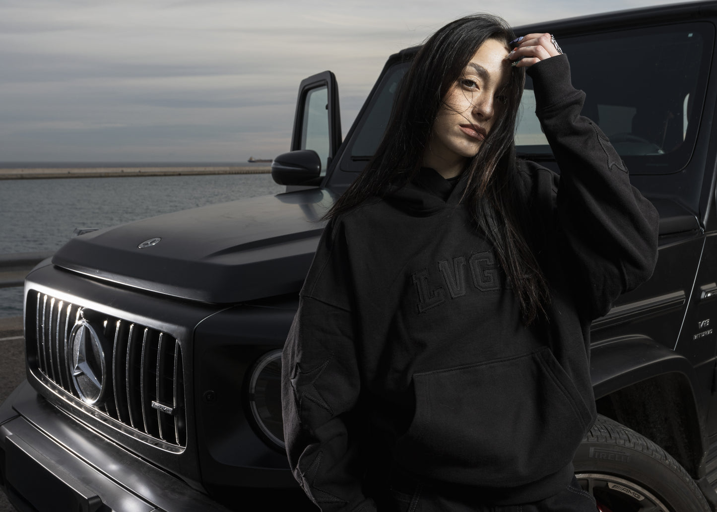 Jet Black Hoodie