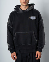 BLACK FADE HOODIE