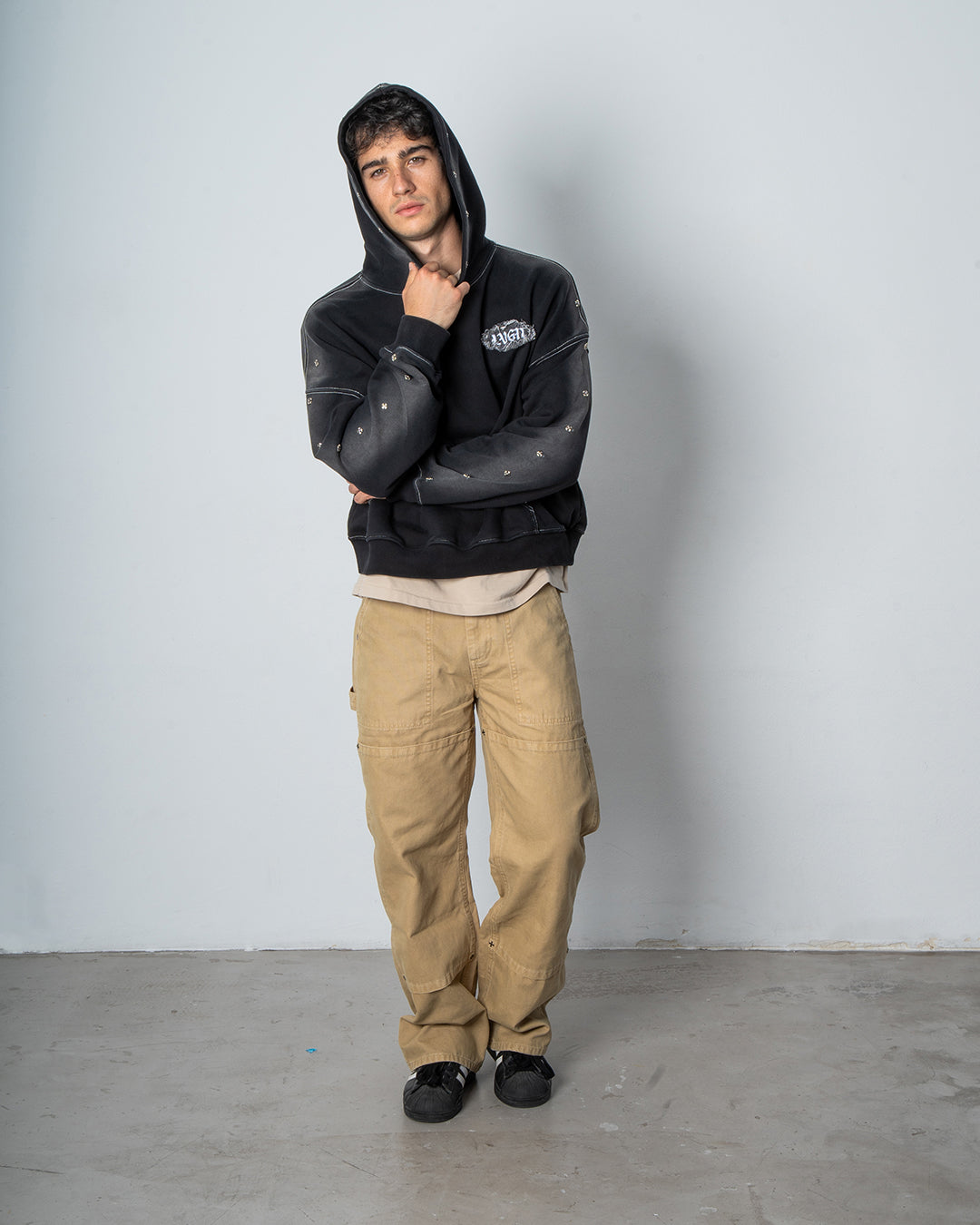 BLACK FADE HOODIE