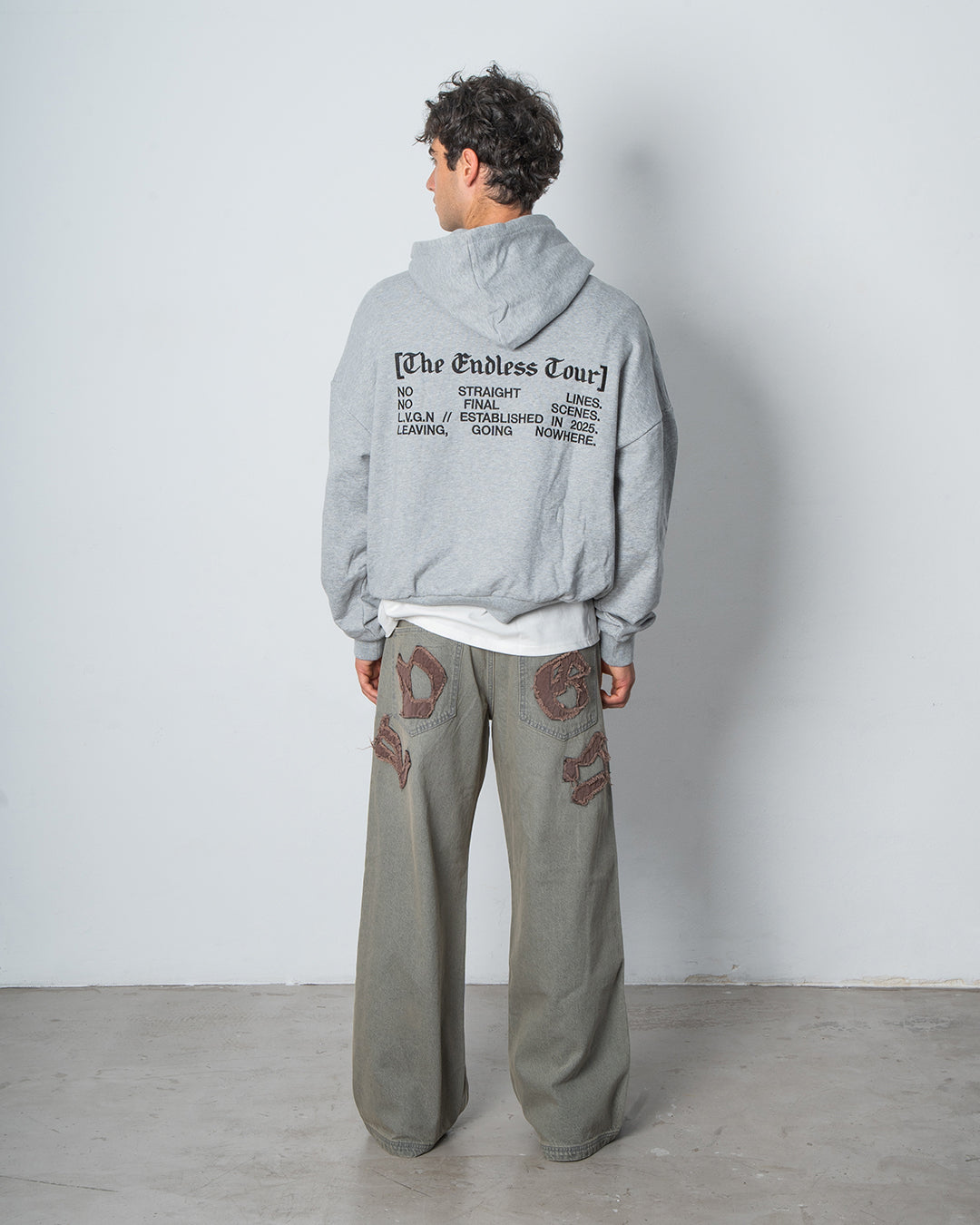 GREY ENDLESS HOODIE