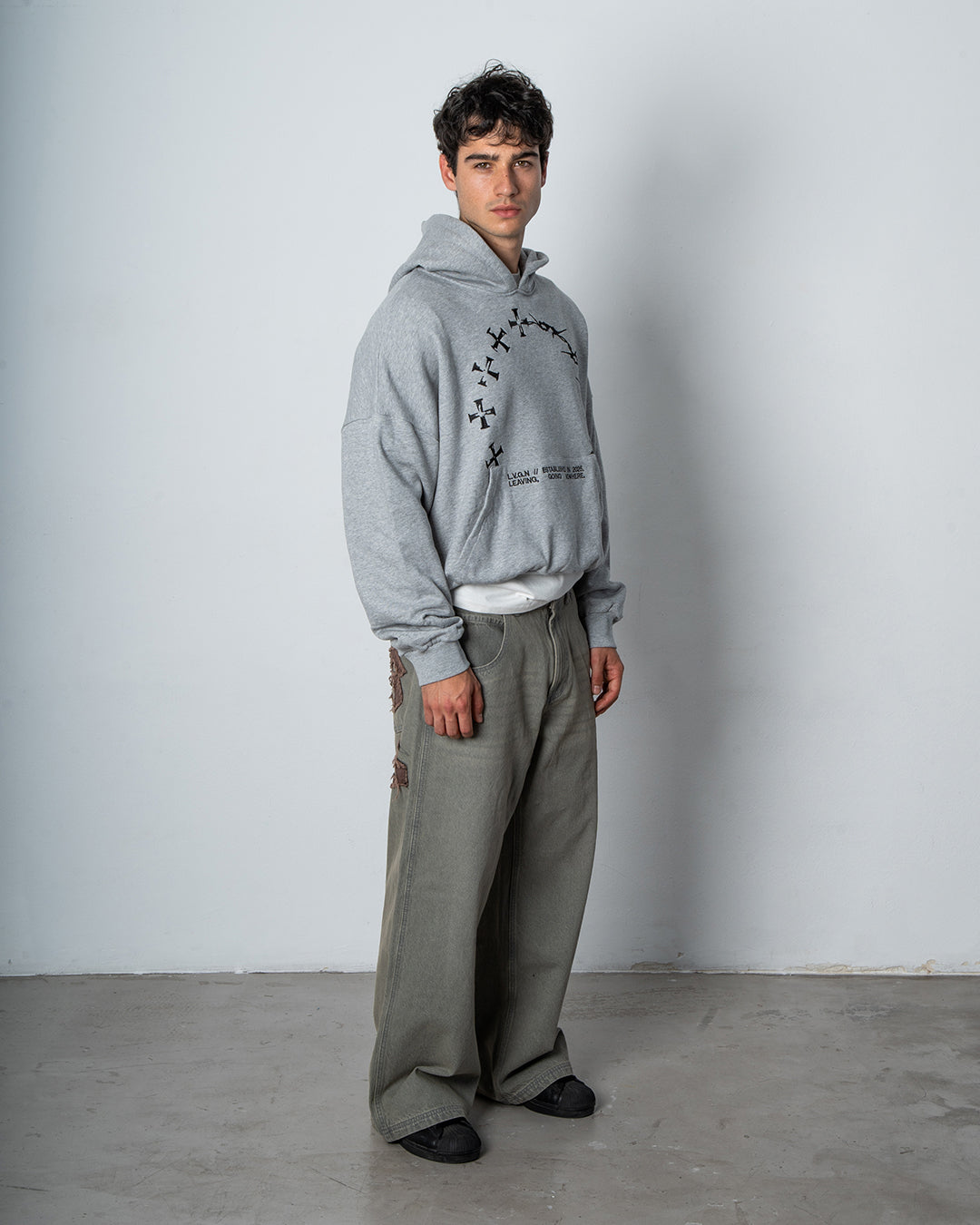 GREY ENDLESS HOODIE
