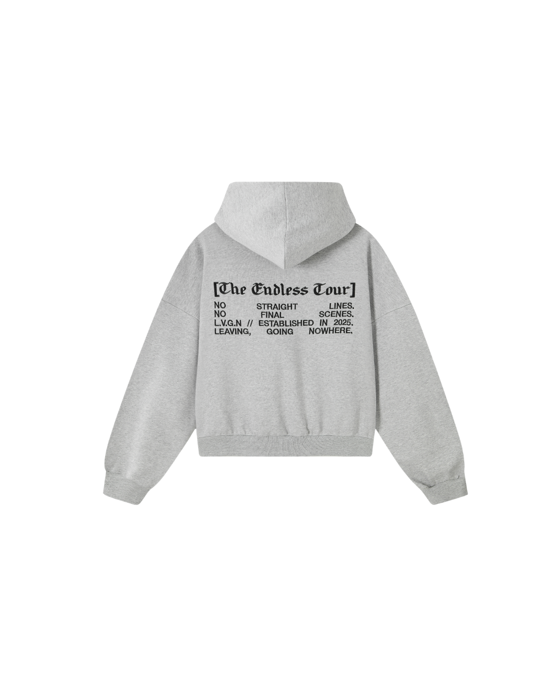 GREY ENDLESS HOODIE