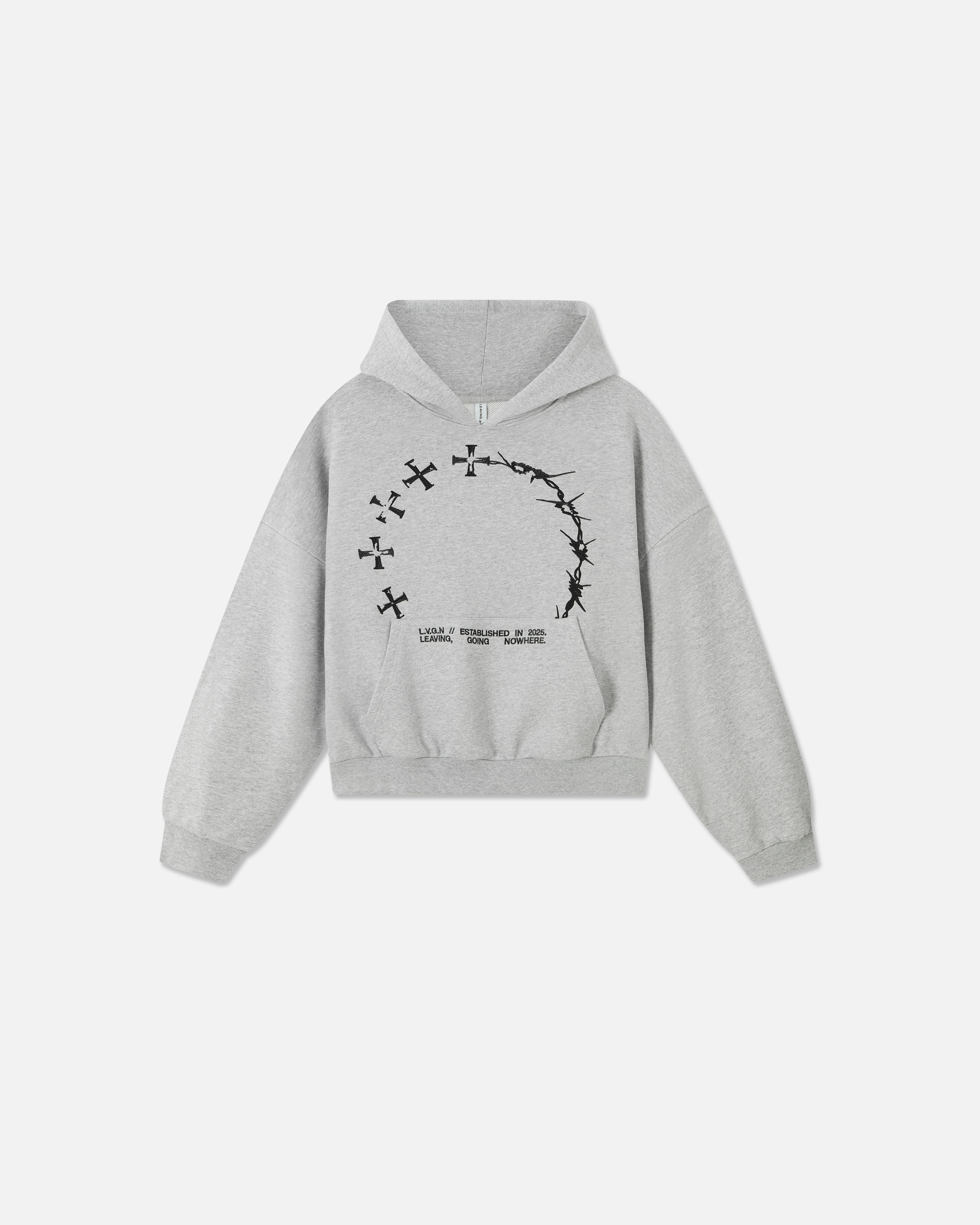 GREY ENDLESS HOODIE