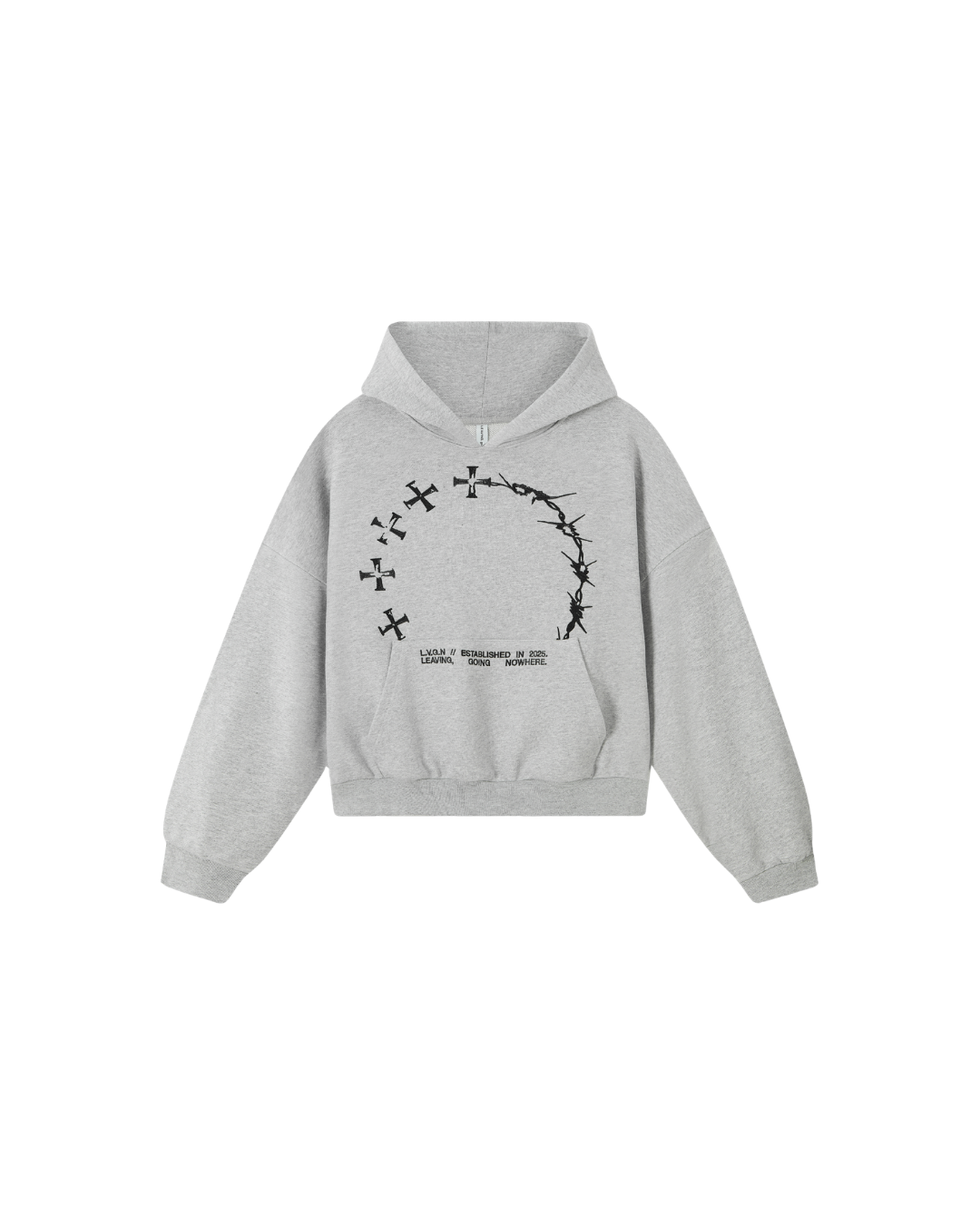 GREY ENDLESS HOODIE