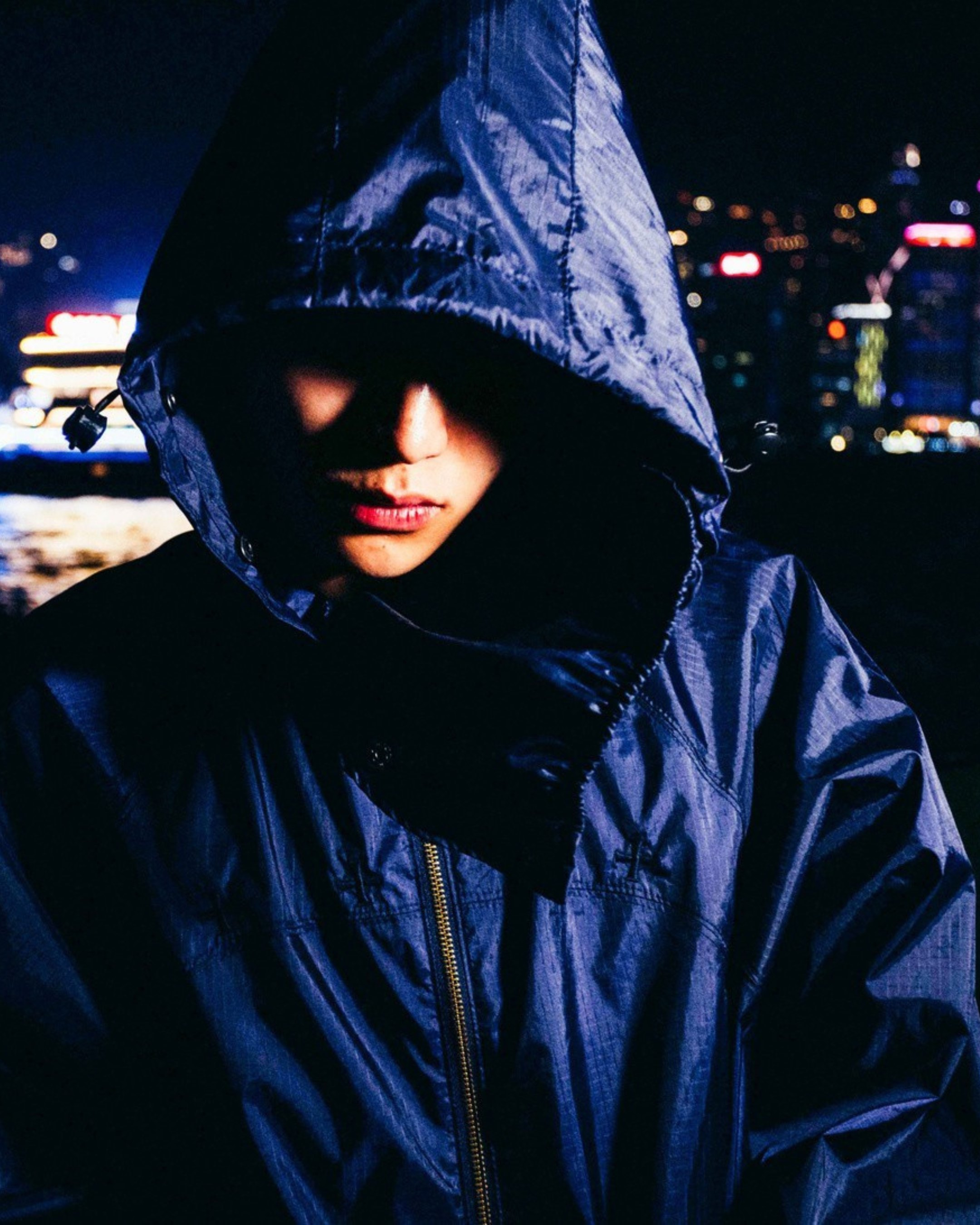 Navy Armour Windbreaker